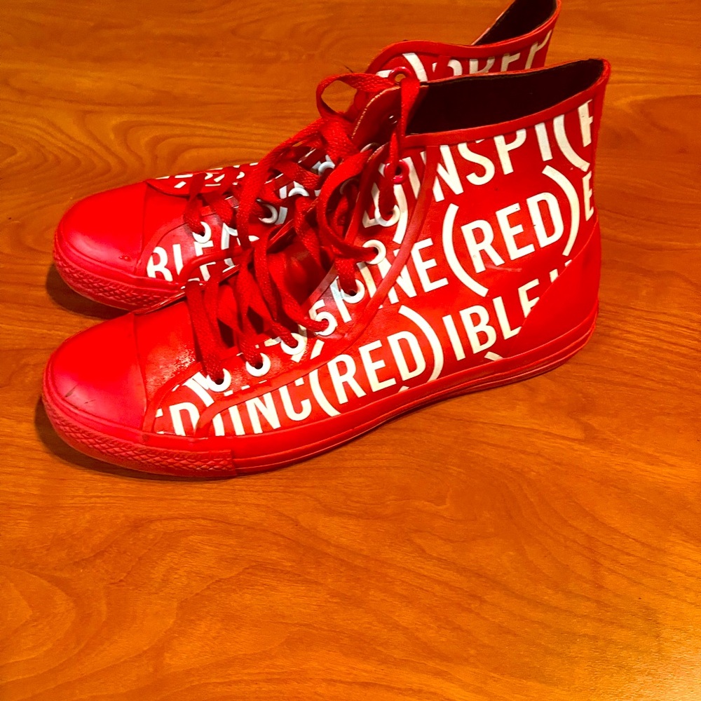 Red High-Top  Shoes